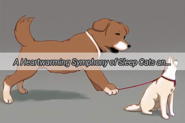 A Heartwarming Symphony of Sleep Cats and Dogs Snuggle Heads Together for a Restful Night